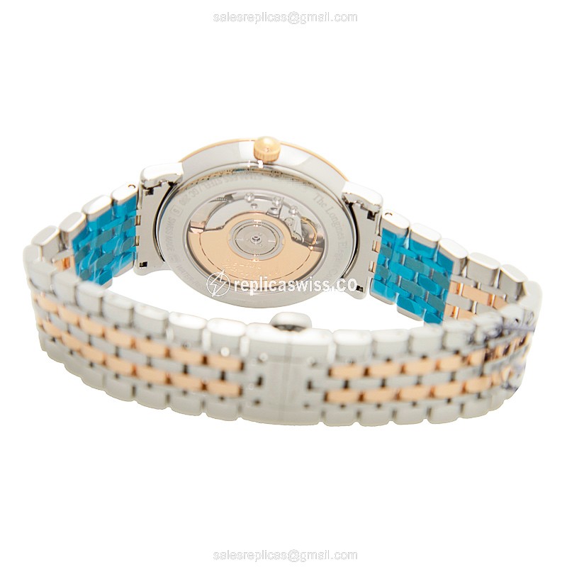 Longines L4.910.5.11.7 ELEGANT Automatic 18kt Rose Gold & Steel