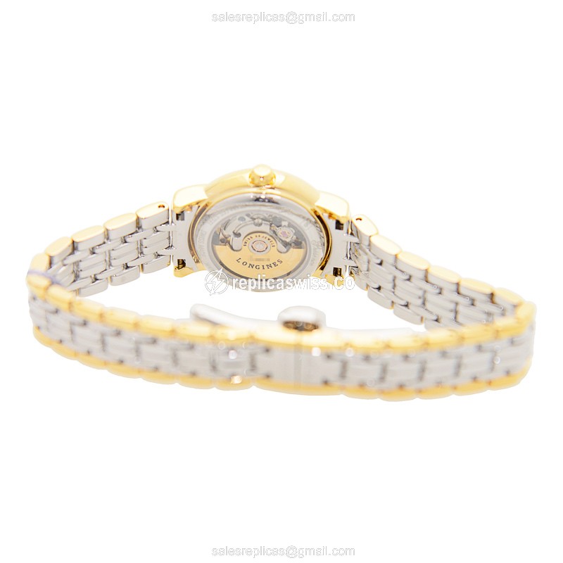 Longines L4.321.2.12.7 PRESENCE Automatic Gold-Plated & Stainless Steel