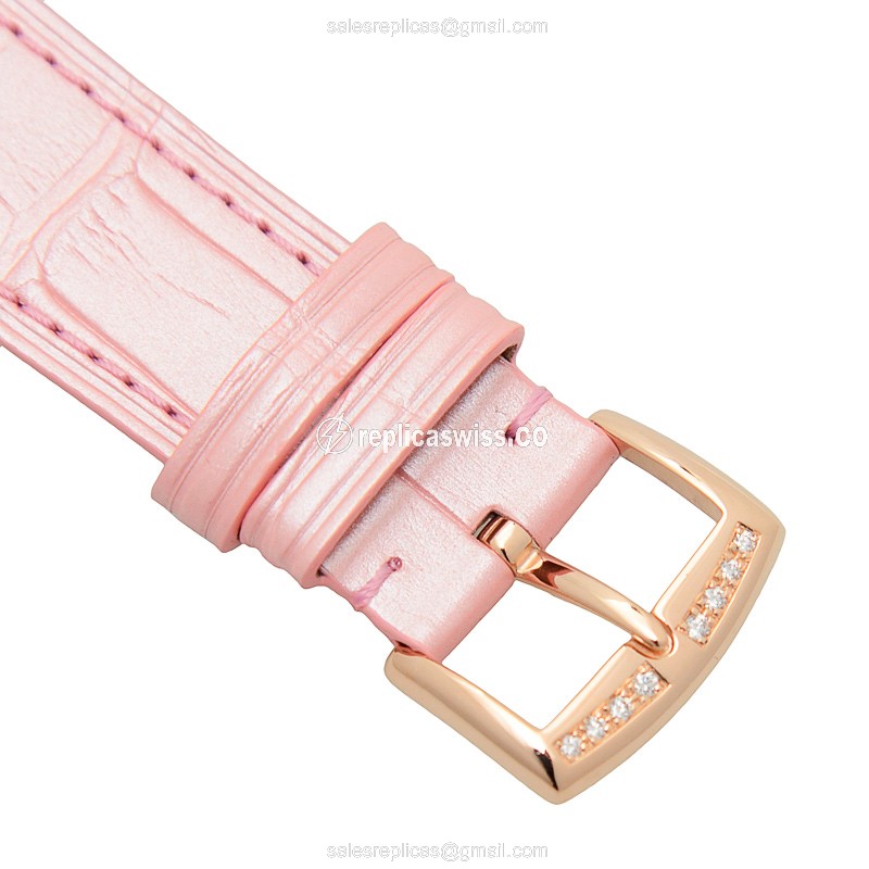 Franck Muller 952 QZ COL DRM MOP D 1R CD8 (5N) LONG ISLAND Quartz 18kt Rose Gold & Diamonds