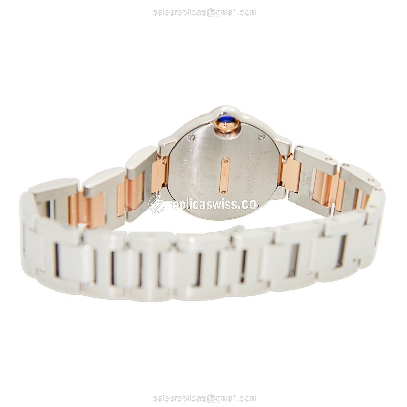 Cartier W3BB0005 BALLON BLEU Quartz 18kt Rose Gold & Steel