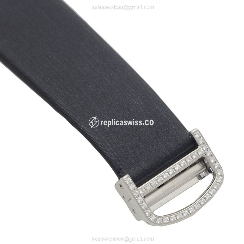 Cartier HPI00365 PASHA DE CARTIER Manual Wind 18kt White Gold & Diamond