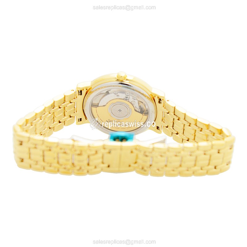 Longines L4.821.2.12.8 PRESENCE Automatic Gold-Plated & Stainless Steel