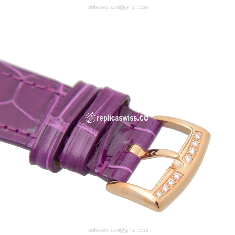Franck Muller 952 QZ REL MOP D 1R CD8 NI (5N) LONG ISLAND Quartz 18kt Rose Gold & Diamonds