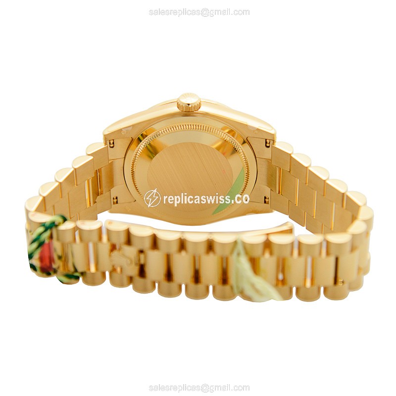 Rolex 118388A DAY-DATE Automatic 18kt Gold & Diamond