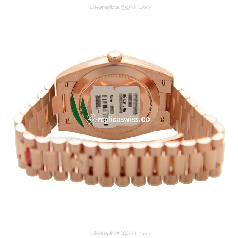 Rolex 228235BRWTBAR DAY-DATE Automatic 18kt Rose Gold