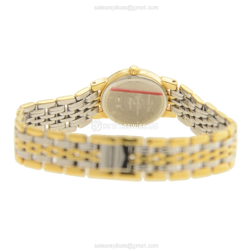 Longines L5.132.3.22.4 ELEGANT Quartz Gold-Plated & Stainless Steel