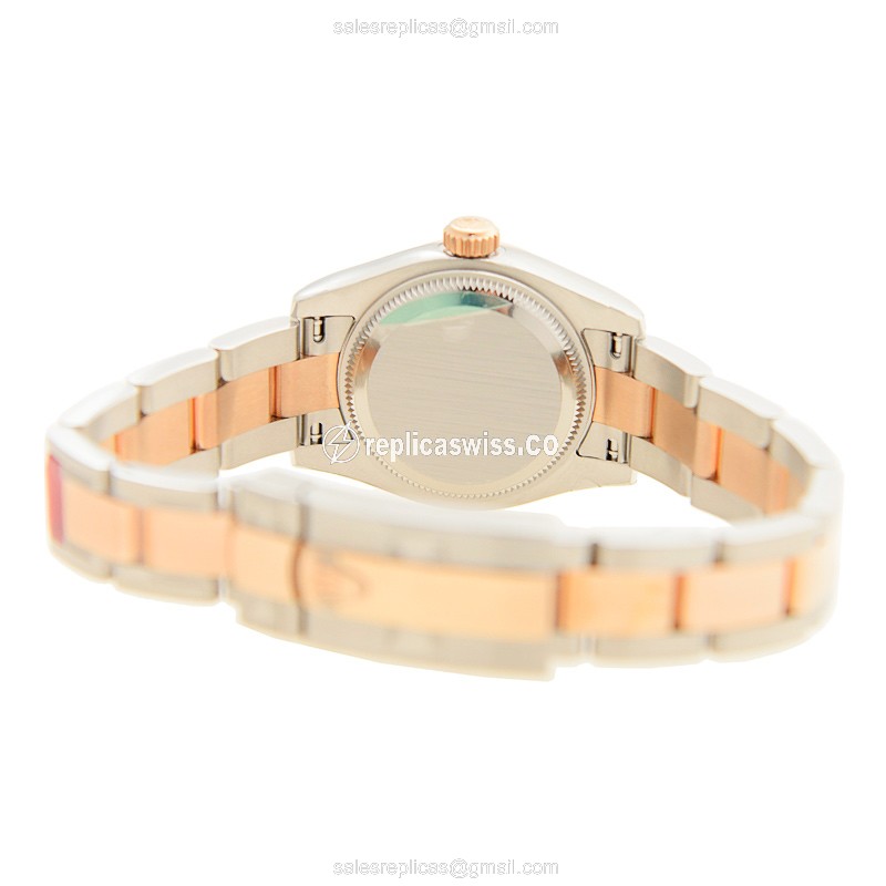 Rolex 179161NRWTVI_O LADY DATEJUST Automatic 18kt Rose Gold & Steel