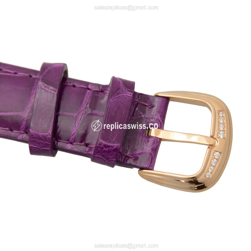 Franck Muller 2852 QZ MOP D 1R CD8 (5N) CINTREE CURVEX Quartz 18kt Rose Gold & Diamonds