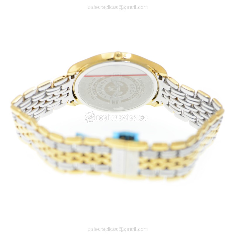 Longines L4.759.2.12.7 LONGINES LYRE Quartz Gold-Plated & Stainless Steel