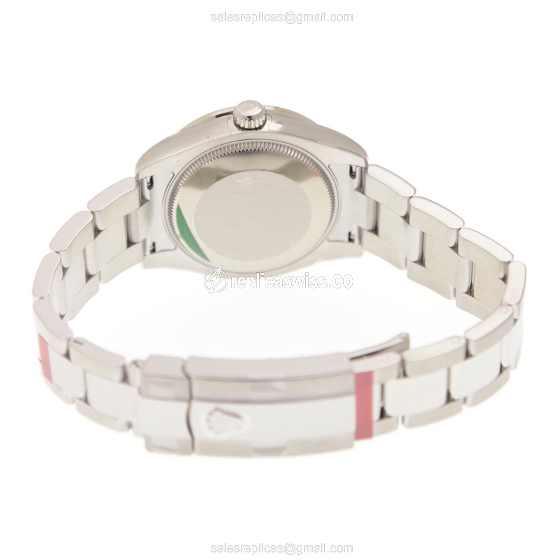 Rolex 178384GMETE LADY DATEJUST Automatic 18kt White Gold & Diamond & Steel