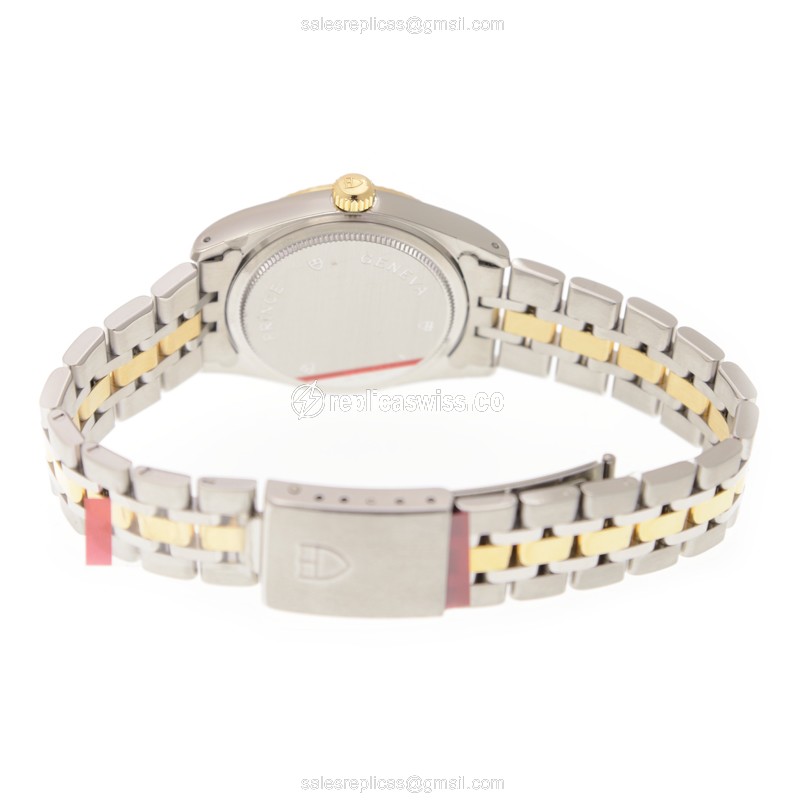 Tudor 72033-62453A-CH GLAMOUR DATE Automatic Gold & Steel