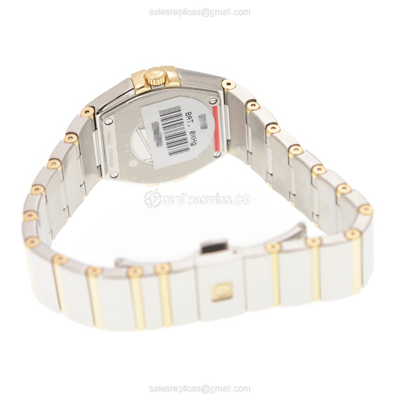 Omega 123.20.27.60.55.004 CONSTELLATION Quartz 18kt Gold & Steel