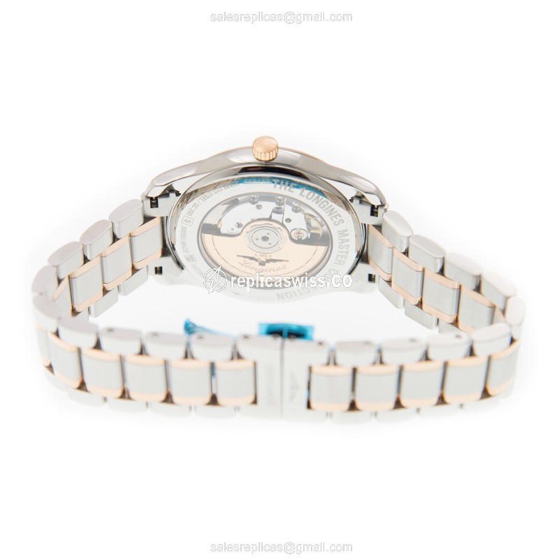Longines L2.793.5.11.7 MASTER Automatic 18kt Rose Gold & Steel