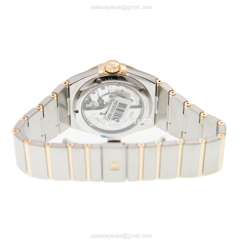 Omega 123.20.38.21.02.009 CONSTELLATION Automatic 18kt Gold & Steel