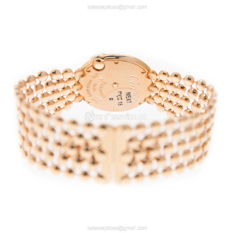 Cartier WE902071 BALLON BLEU Quartz 18kt Rose Gold & Diamonds