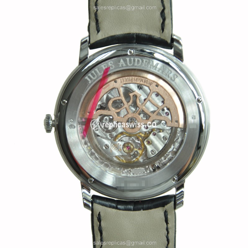 Audemars Piguet 15180BC.OO.A002CR.01 JULES AUDEMARS Automatic 18kt White Gold