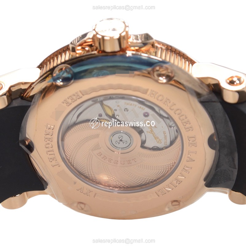 Breguet 5857BR/Z2/5ZU MARINE Automatic 18kt Rose Gold