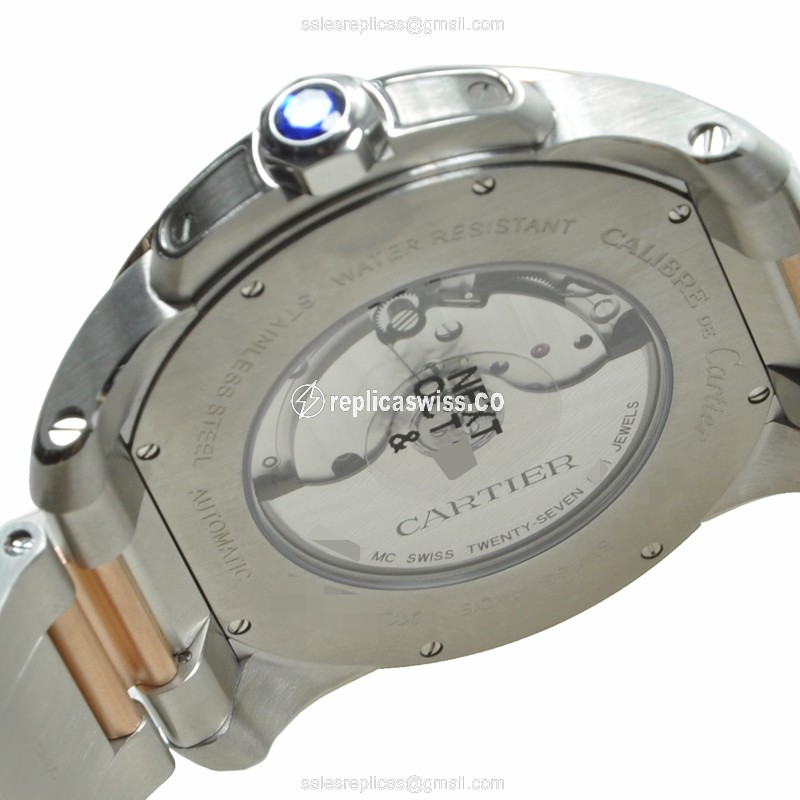 Cartier W7100050 CALIBRE DE CARTIER Automatic 18kt Rose Gold & Steel