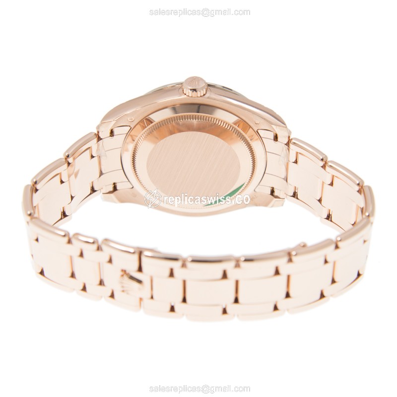 Rolex 86285-0004 DATEJUST Automatic 18kt Rose Gold & Diamonds