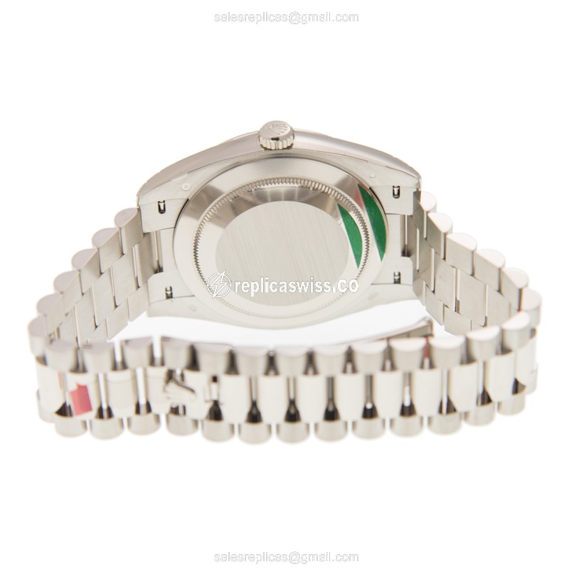 Rolex 228239SVRN DAY-DATE Automatic 18kt White Gold