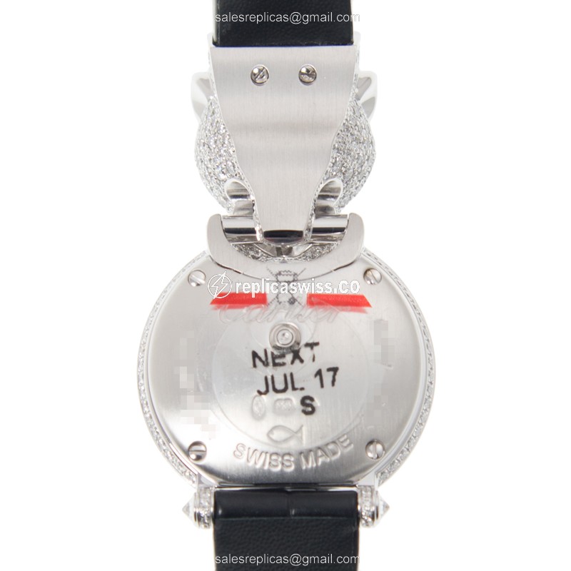 Cartier HPI00767 BESTIAIRE Quartz 18kt White Gold & Diamond