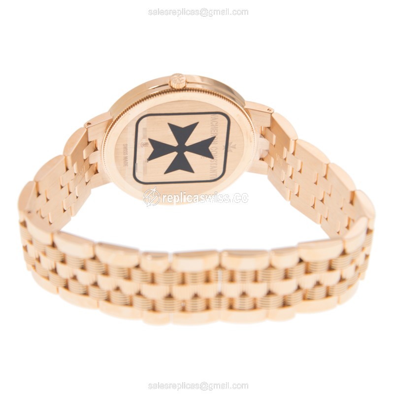 Vacheron Constantin 81576/V01R-9695 TRADITIONNELLE Manual Wind 18kt Rose Gold & Diamonds