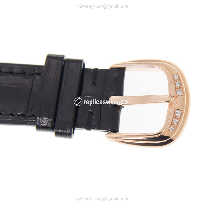 Franck Muller 7502 QZ REL D 1R (5N) CINTREE CURVEX Quartz 18kt Rose Gold & Diamonds