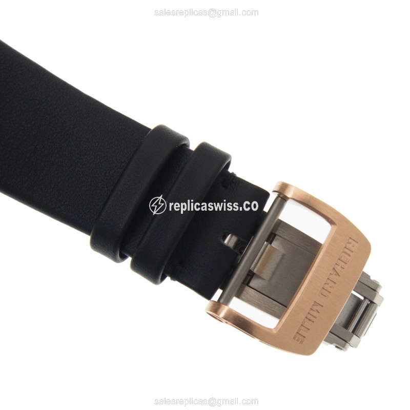 Richard Mille RM023-RG-MED-BK STRAP Automatic 18kt Rose Gold & Diamonds