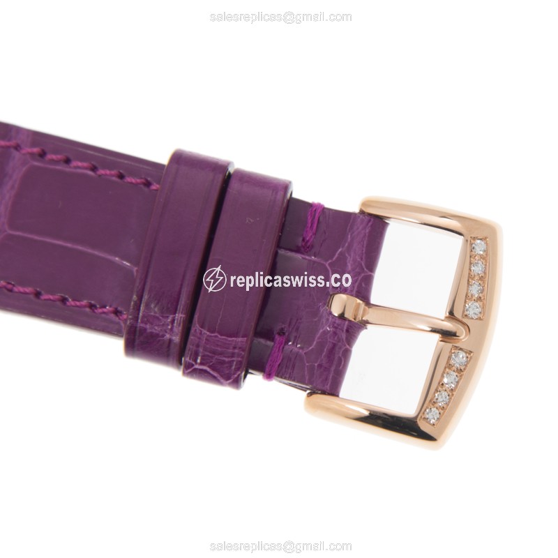 Franck Muller 952 QZ COL DRM D 1R CD8 (5N) LONG ISLAND Quartz 18kt Rose Gold & Diamonds