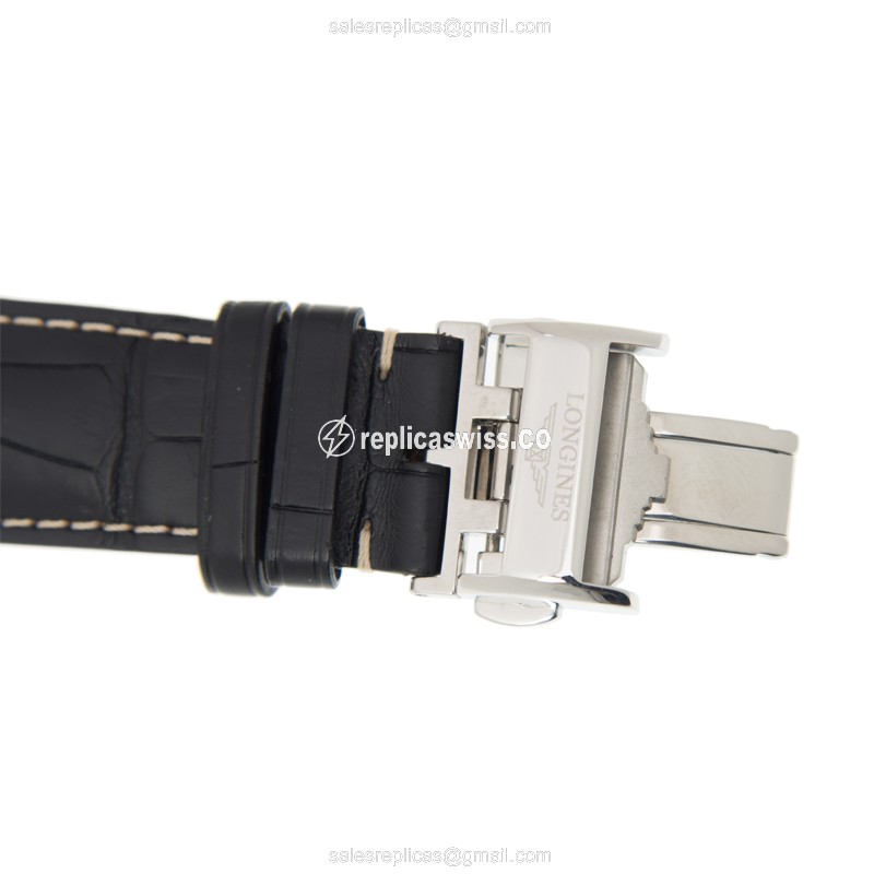 Longines L2.798.5.52.3 CONQUEST Automatic 18kt Rose Gold & Steel