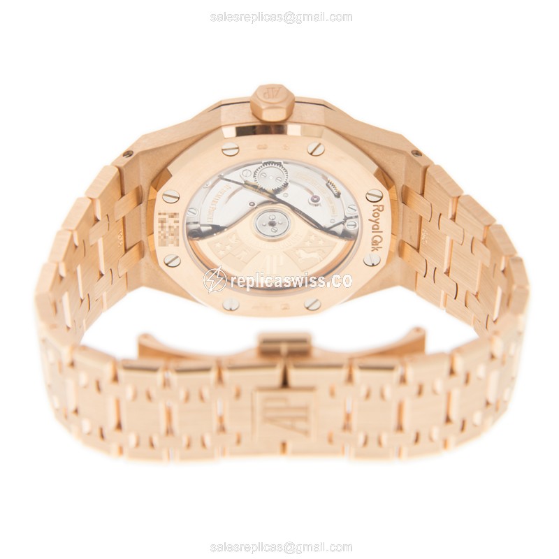 Audemars Piguet 15451OR.ZZ.1256OR.01 ROYAL OAK Automatic 18kt Rose Gold & Diamonds