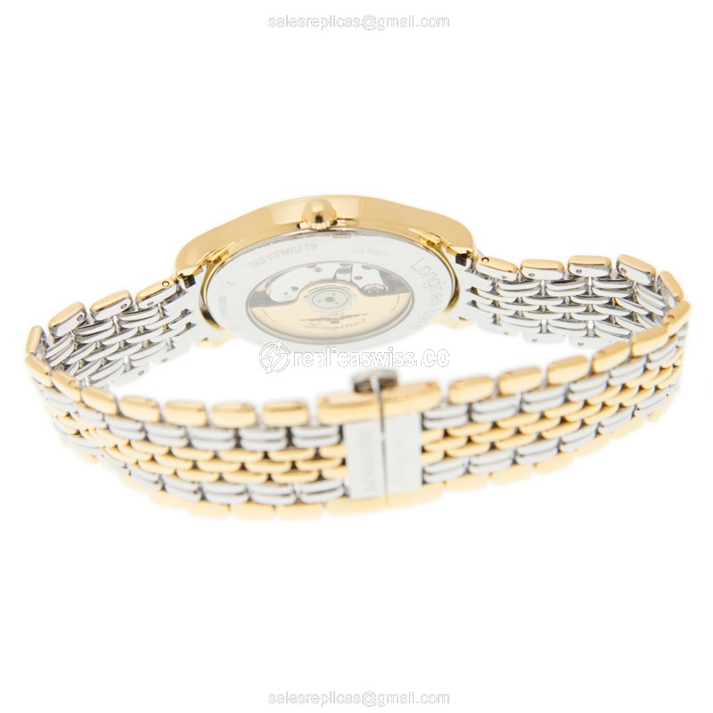 Longines L4.960.2.11.7 LONGINES LYRE Automatic 18kt Rose Gold & Steel