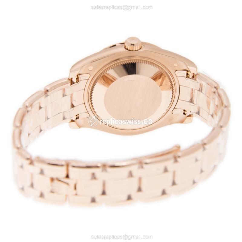 Rolex 81315BRVIRN LADY DATEJUST Automatic 18kt Rose Gold & Steel