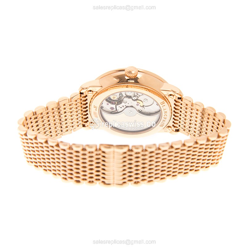 Blancpain 6630-3631-MMB VILLERET Automatic 18kt Rose Gold
