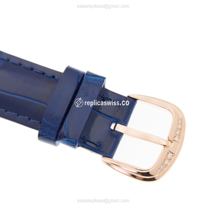 Franck Muller 2852 B QZ COL DRM D 1R (5N) CINTREE CURVEX Quartz 18kt Rose Gold & Steel