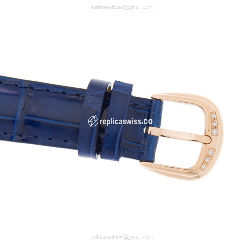 Franck Muller 7502 QZ COL DRM D 1R (5N) CINTREE CURVEX Quartz 18kt Rose Gold & Diamonds