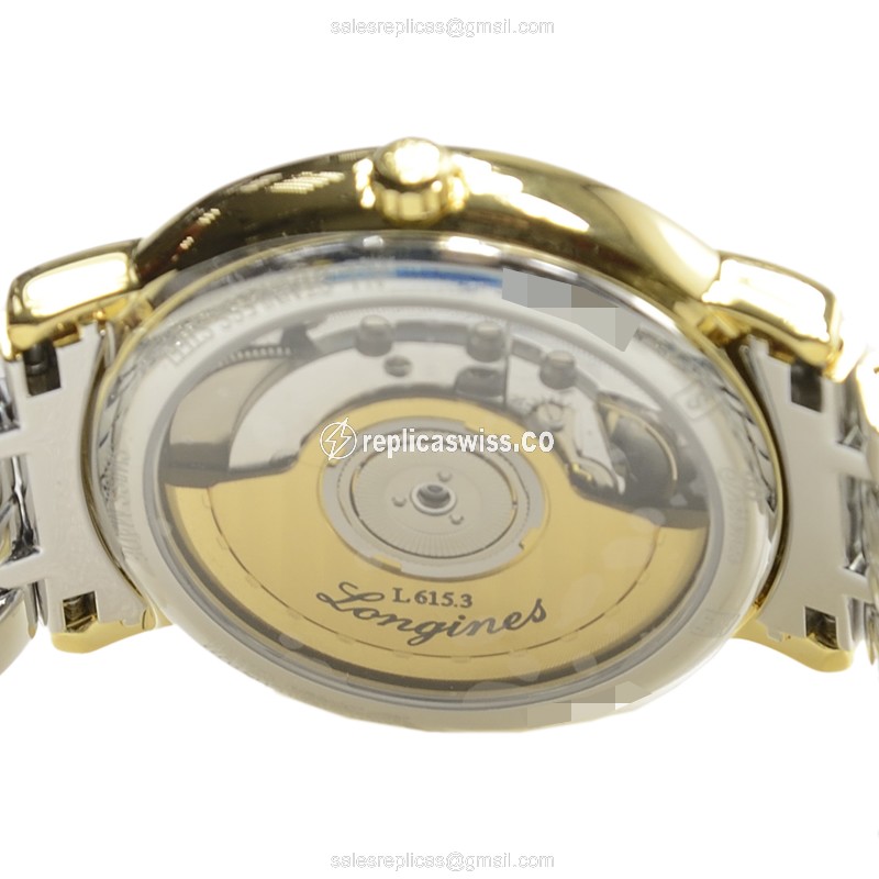 Longines L4.804.2.11.7 PRESENCE Automatic Gold-Plated & Stainless Steel