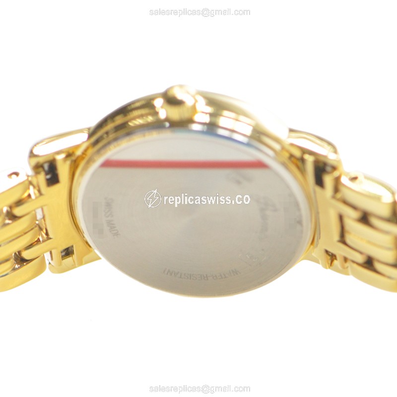 Longines L4.220.2.12.8 PRESENCE Quartz Gold-Plated & Stainless Steel