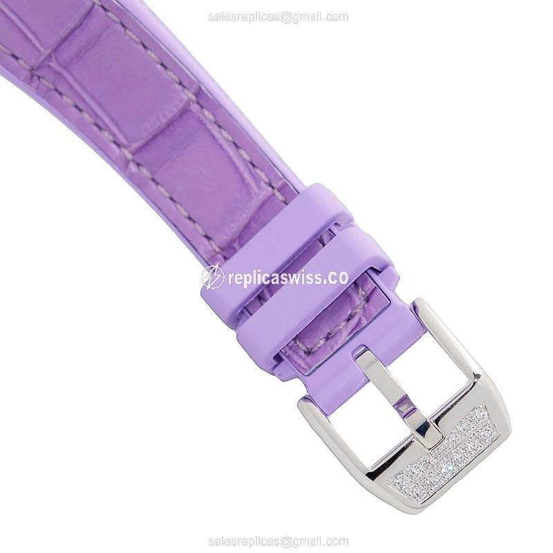 Franck Muller V 32 QZ D (AC.VL) VANGUARD Quartz Stainless Steel & Diamonds