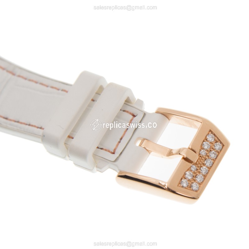 Franck Muller V 32 QZ D (5N.BC) VANGUARD Quartz 18kt Rose Gold & Diamonds