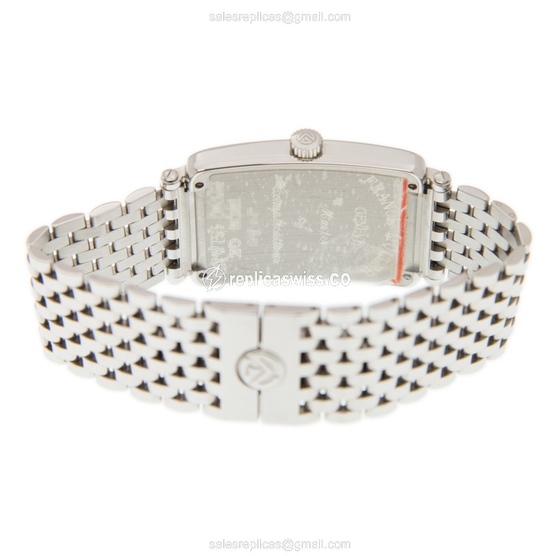 Franck Muller 1002 QZ (AC) - BLACK LONG ISLAND Quartz Stainless Steel