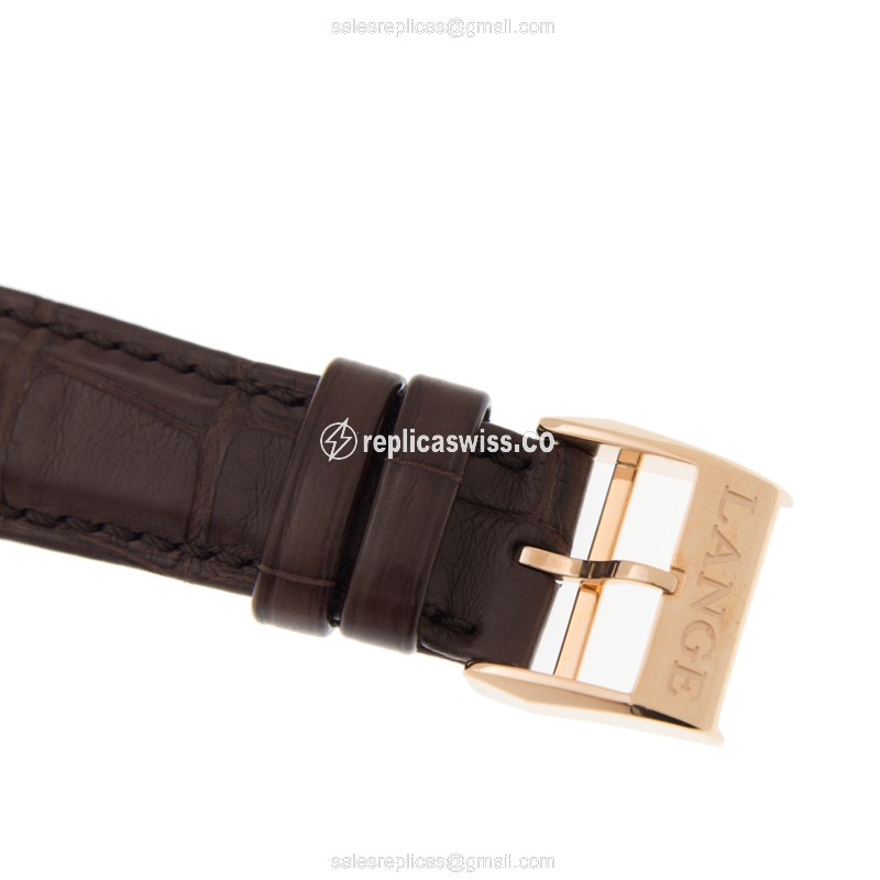 A Lange & Sohne 842.032 SAXONIA Automatic 18kt Rose Gold & Diamonds