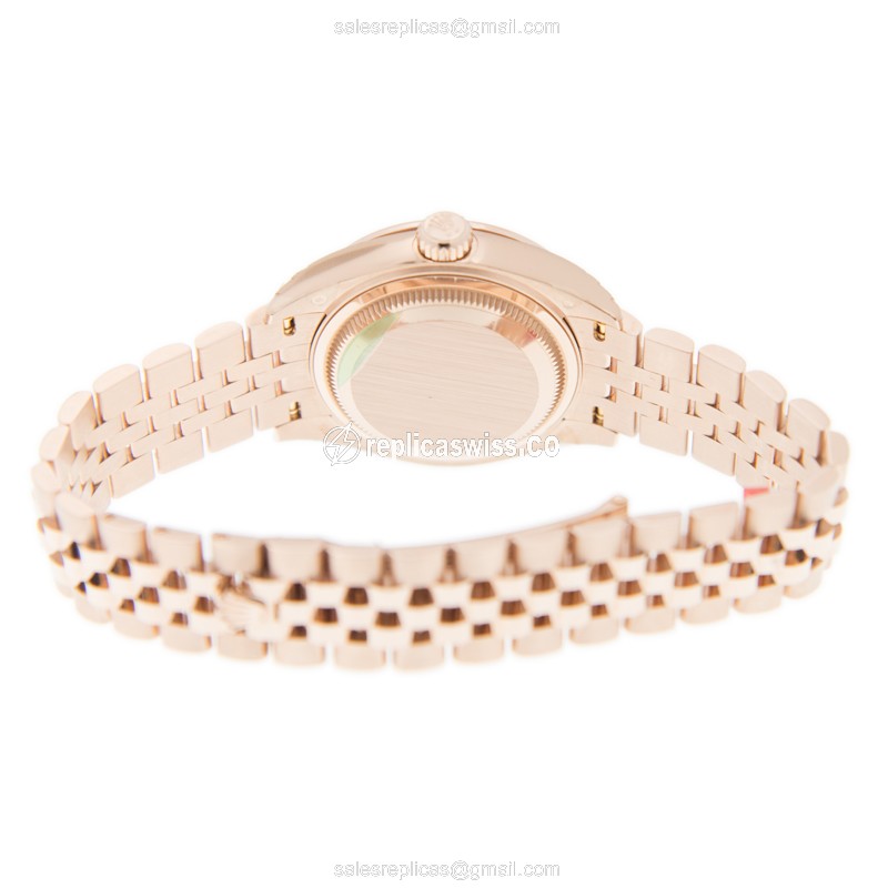 Rolex 279135RBR-0002 LADY DATEJUST Automatic 18kt Rose Gold