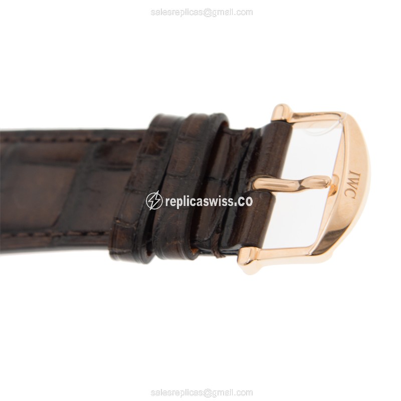 IWC IW516203 PORTOFINO Manual Wind 18kt Rose Gold