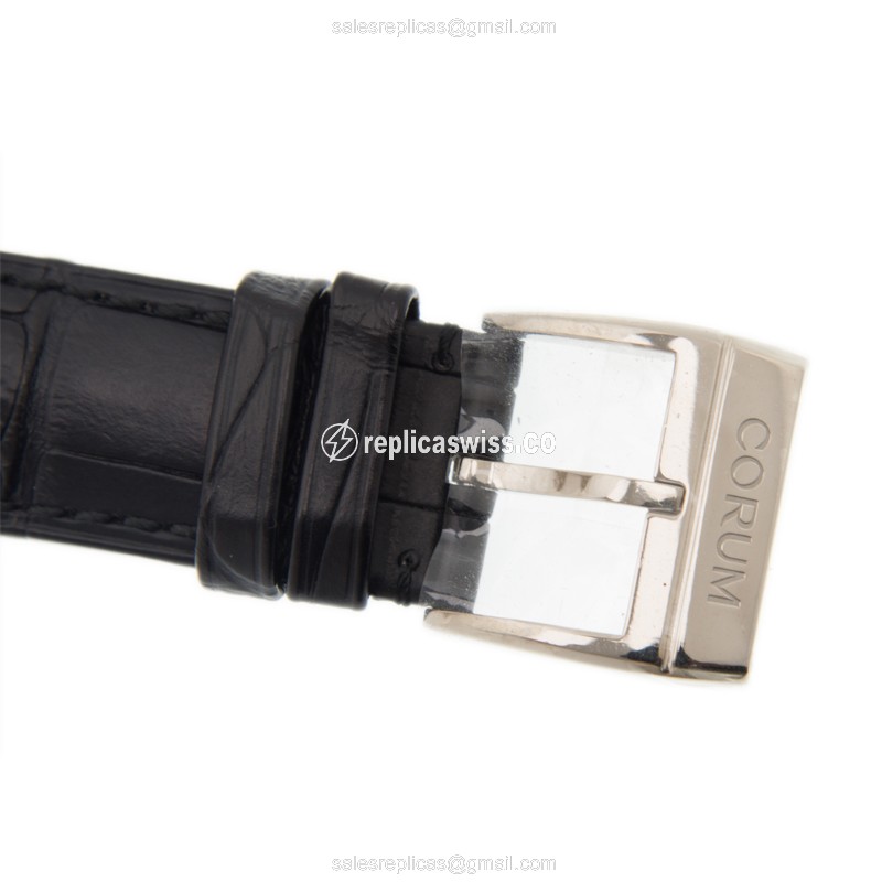 Corum 113.158.69/0001 GR34 BRIDGE Manual Wind 18kt White Gold & Diamond