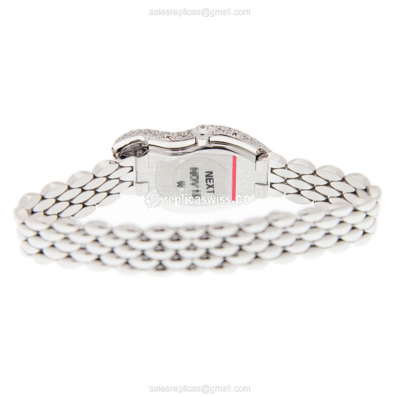 Cartier WL420051 CRASH Manual Wind 18kt White Gold & Diamond