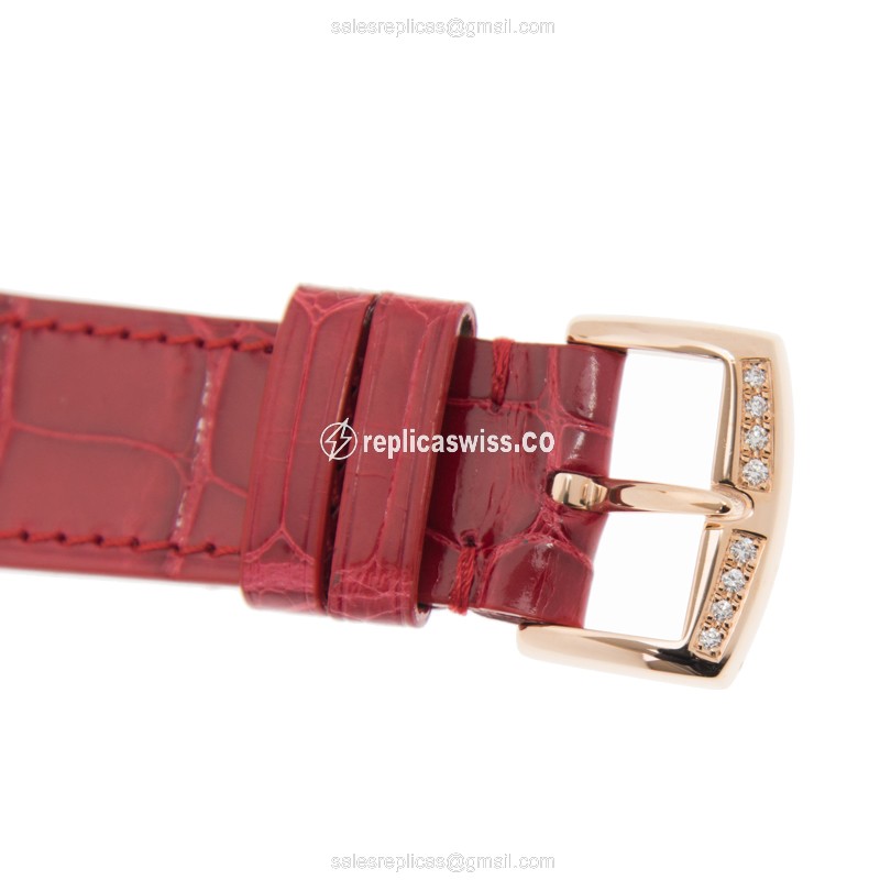 Franck Muller 952 QZ REL MOP BC D 1R COL DRM (5N) LONG ISLAND Quartz 18kt Rose Gold & Diamonds