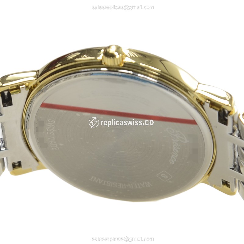 Longines L4.720.2.12.7 PRESENCE Quartz Gold-Plated & Stainless Steel