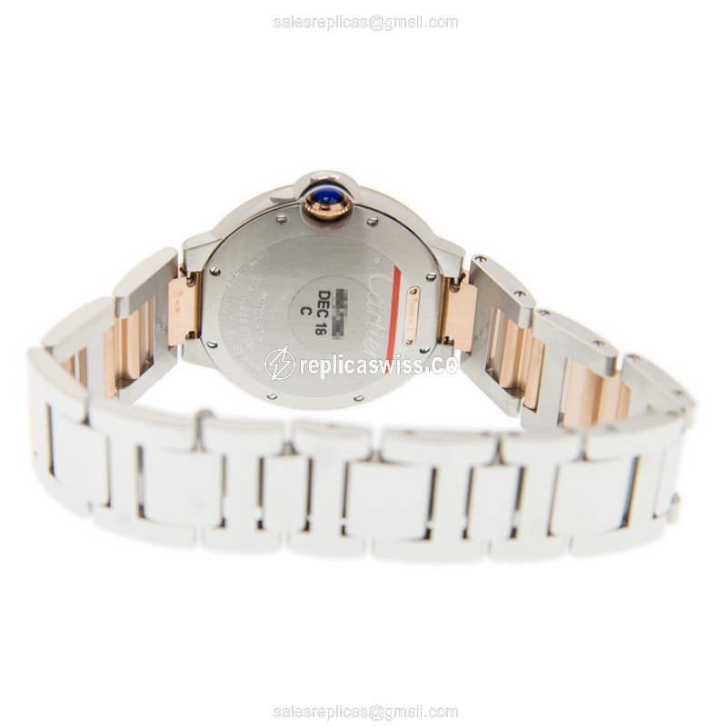 Cartier W3BB0013 BALLON BLEU Automatic 18kt Rose Gold & Steel