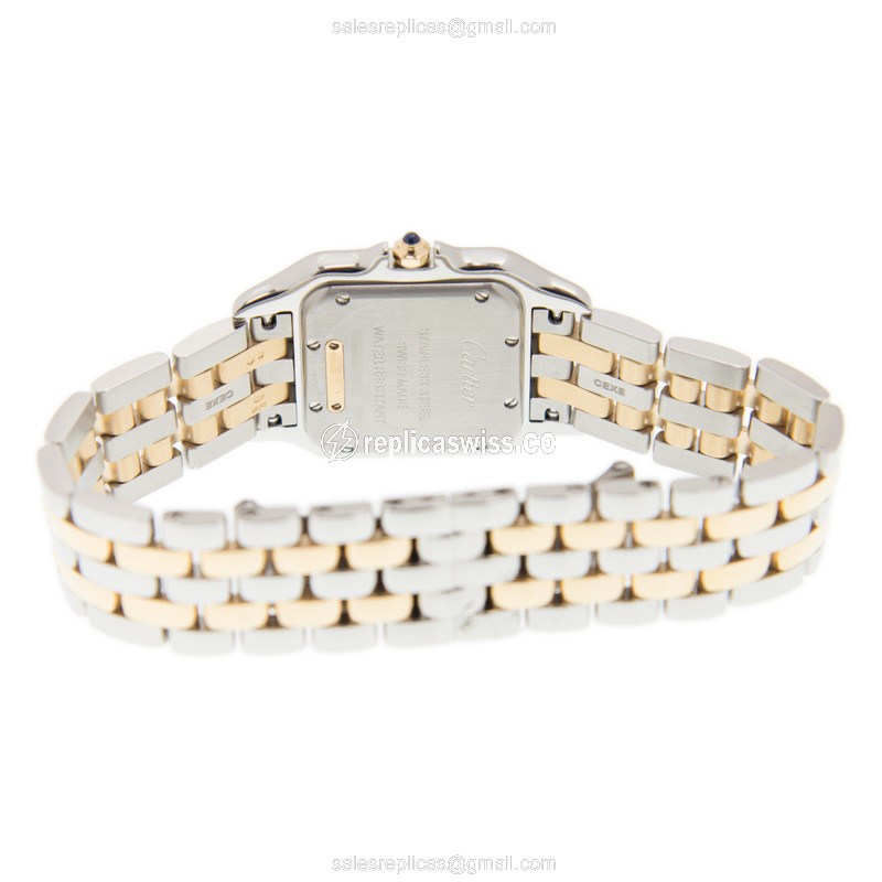 Cartier W2PN0007 PANTHeRE DE CARTIER Quartz 18kt Gold & Steel